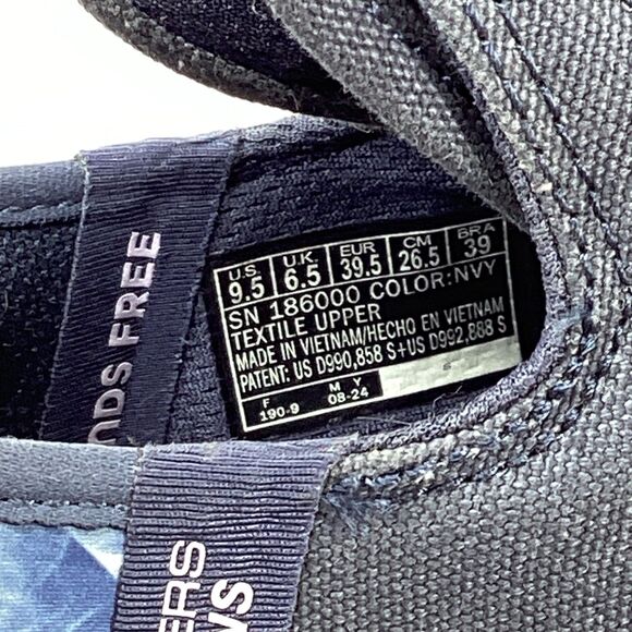 Skechers Snoop Dogg Shoes Womens Size 9.5 Blue Slip On In Hands Free - Picture 7 of 9